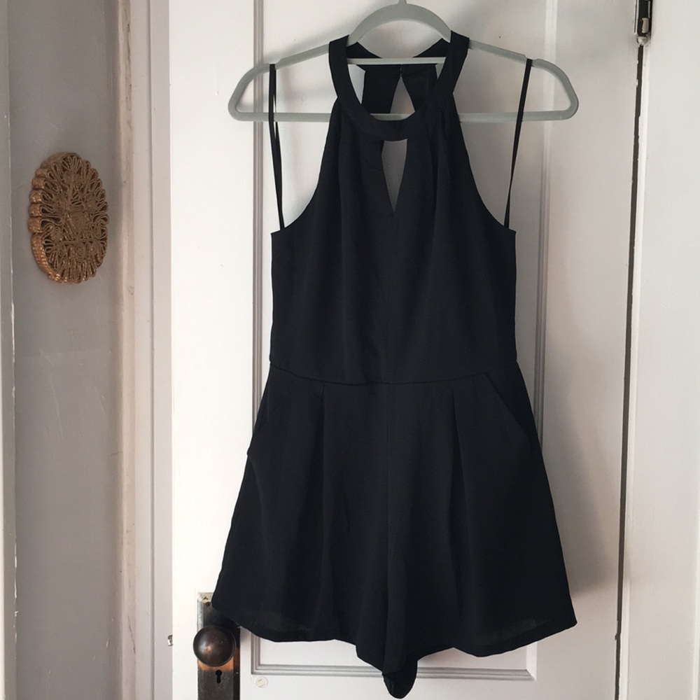 NWT She + Sky black romper size M